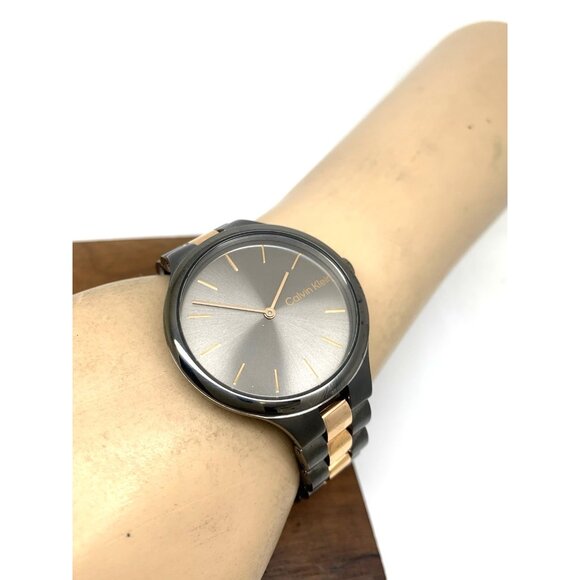 Calvin Klein Women\'s Watch 25200127 Quartz Gray Rose Gold Stainless Steel 38mm main image 13
